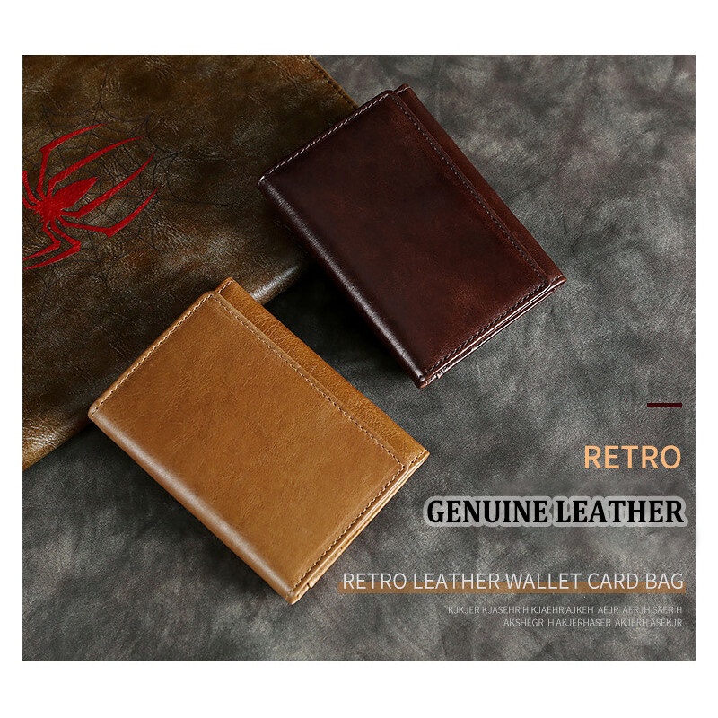 Ví Da Thật Đựng Thẻ id vip Cho Nam Nữ