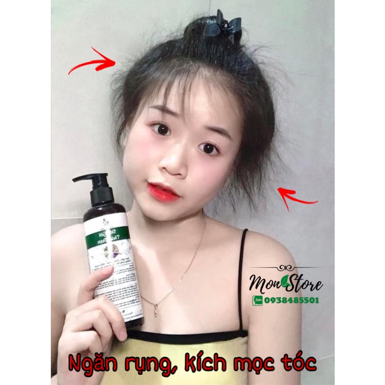 DẦU GỘI THẢO DƯỢC VV Natural Cosmetic giúp tóc chắc khoẻ, sạch gàu, hỗ trợ mọc tóc nhanh hơn và nhiều hơn