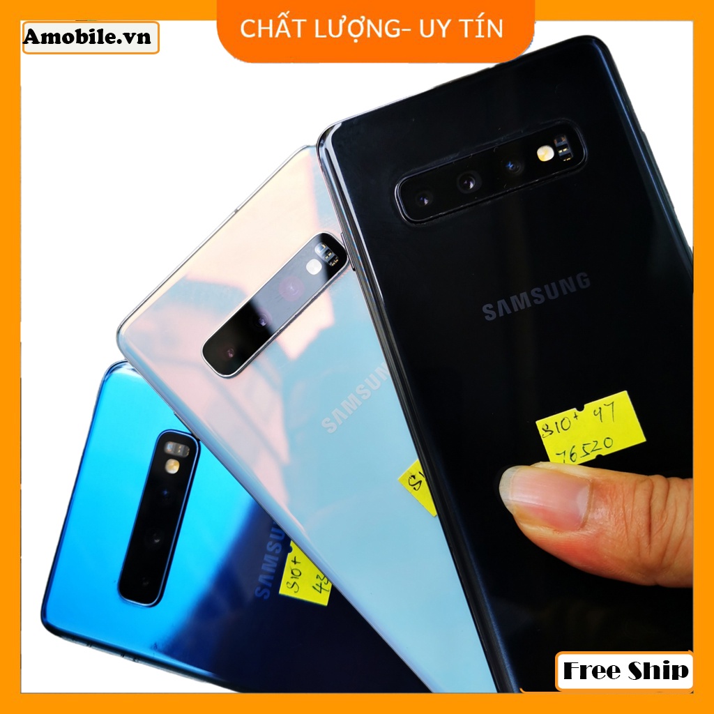 Điện Thoại Samsung S10 Plus 2 Sim/ Galaxy S10+ Chip Qualcomm Snapdragon S855, Ram8Gb/Room128Gb CỰC MẠNH tại Amobile.vn