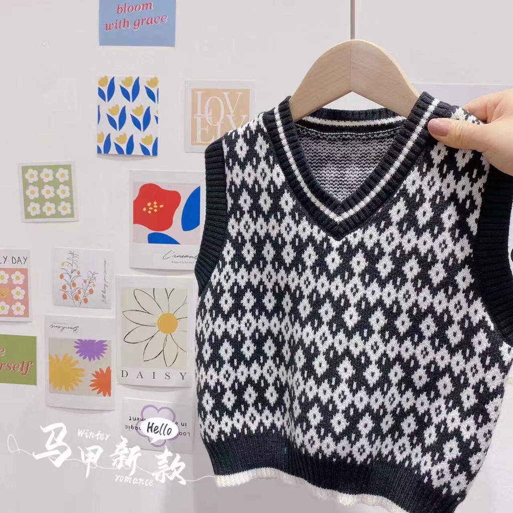 Áo len gile bé trai từ 10-26kg