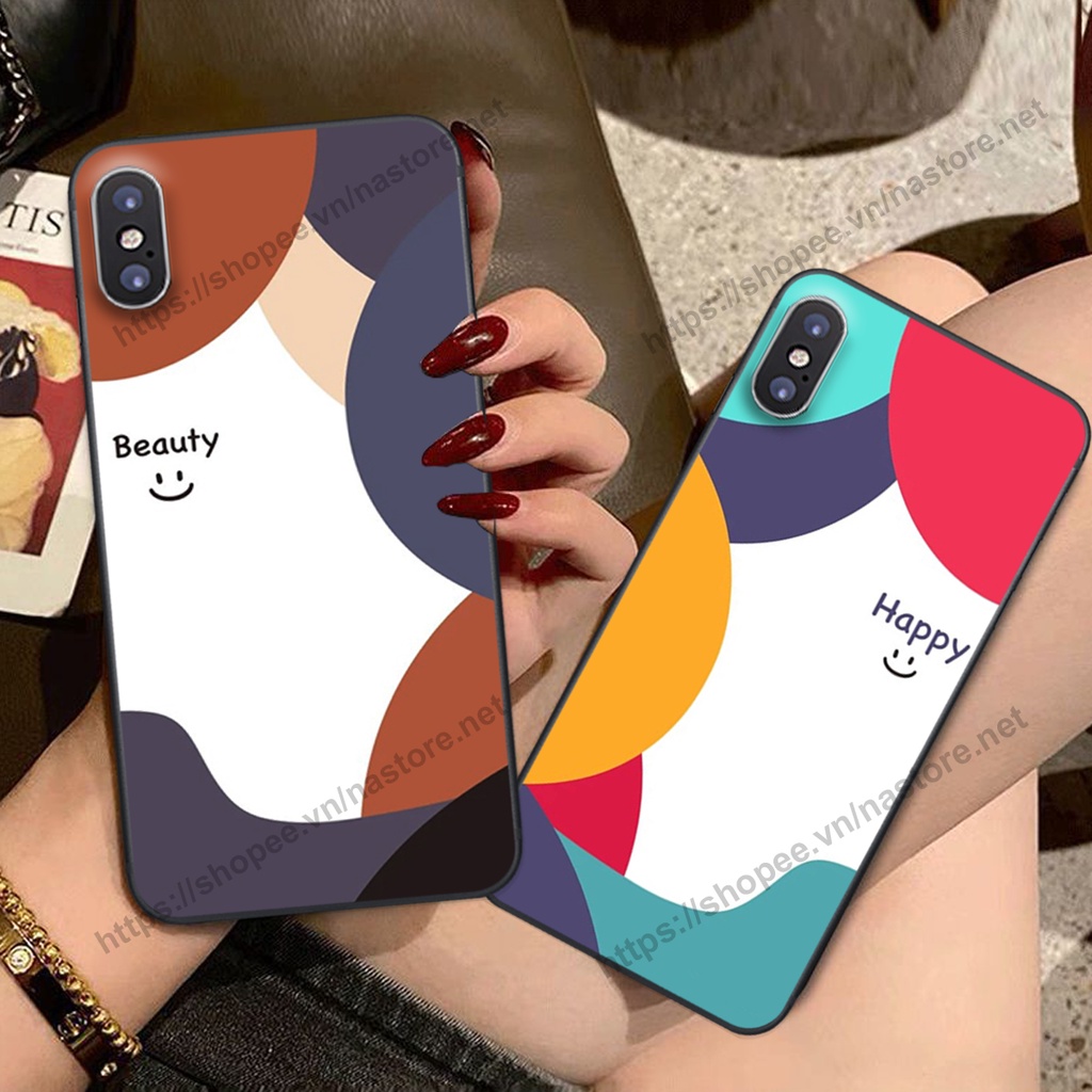Ốp lưng Iphone X/XS-IPHONE XR-IPHONE XS MAX mặt cười, họa tiết caro đơn giản đẹp cute