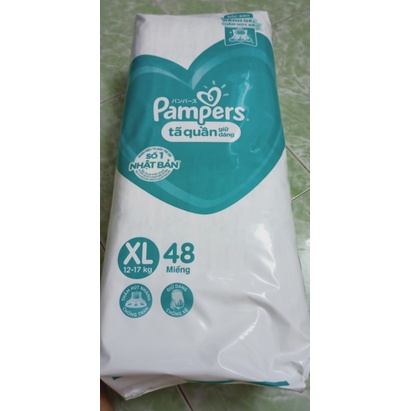 Bỉm quần Pamper m60/l54/xl48/xxl44 bao bì tiết kiệm