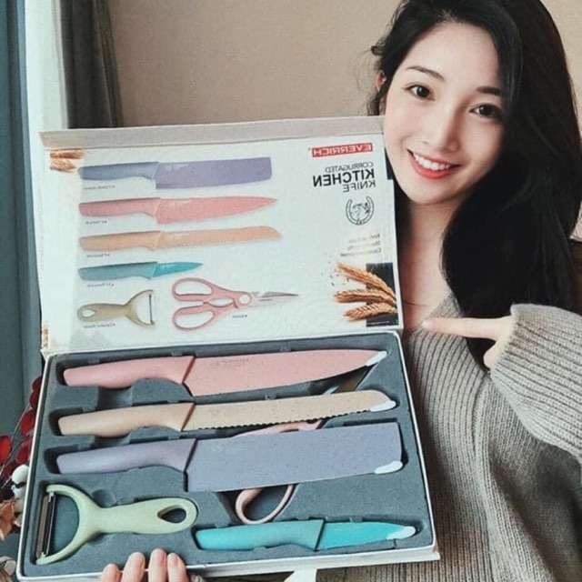 Bộ dao kháng khuẩn Everich