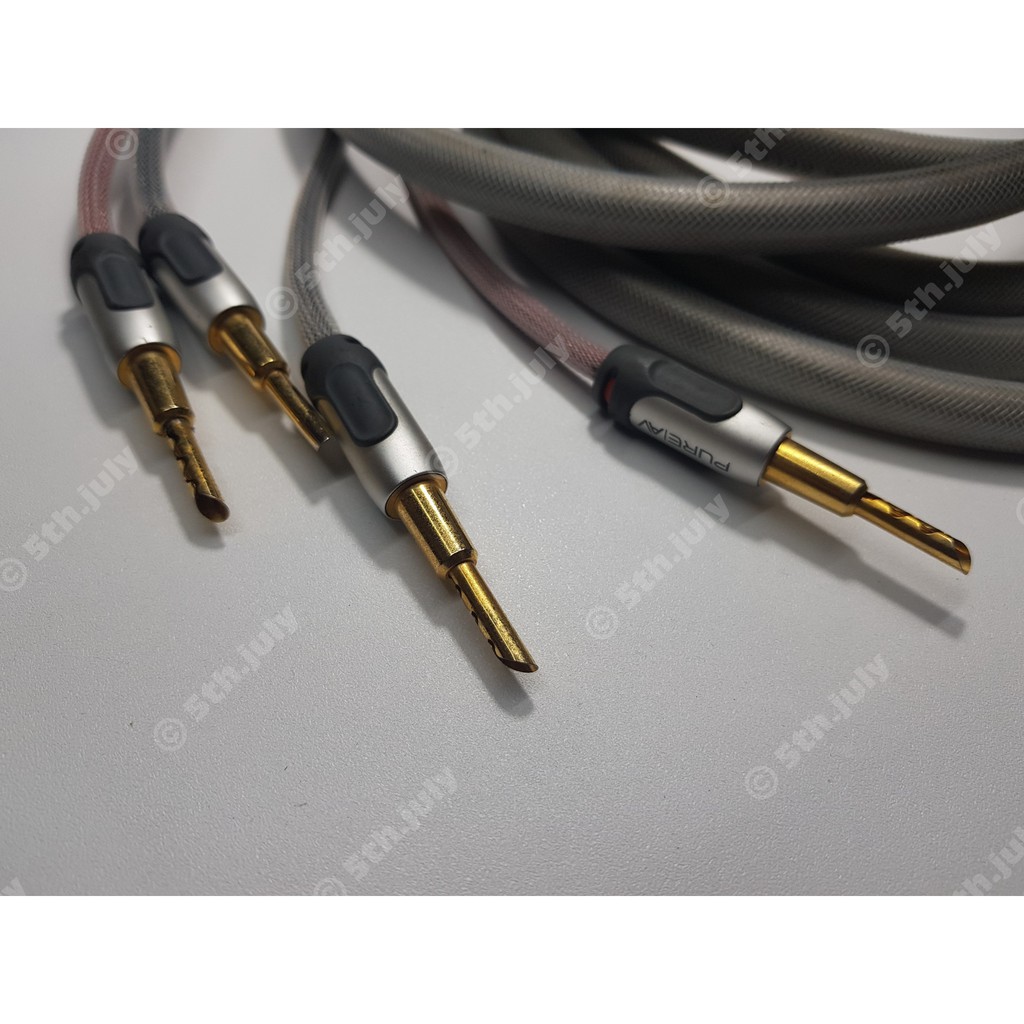 Cặp Dây Loa Belkin Pure AV Hàng Mỹ độ dài 2.5m/ 1 vế