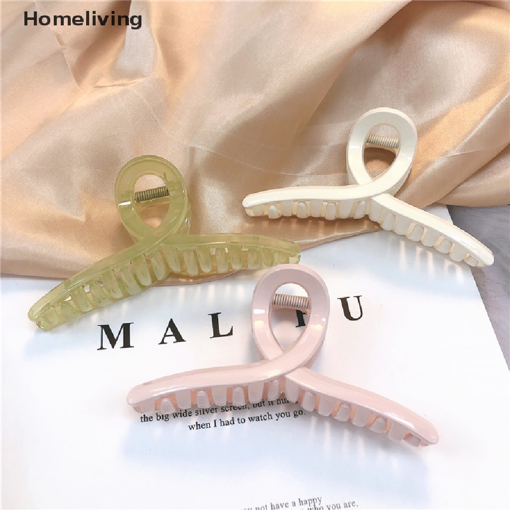 1 Kẹp Tóc Càng Cua Bằng Nhựa Acrylic Cho Nữ