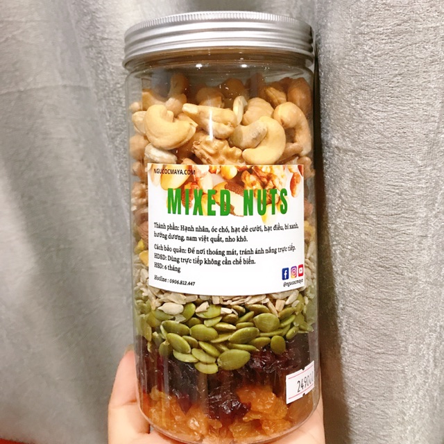 Mixed Nuts 8 Loại Hạt Dinh Dưỡng ( Hạt hỗn hợp)