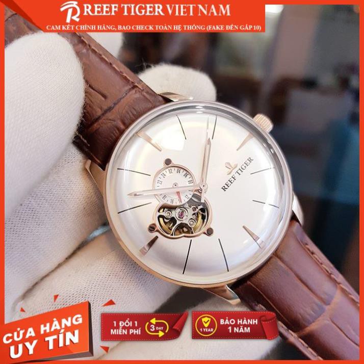 [REEFTIGERVIETNAM]  Đồng hồ nam Reef Tiger RGA8239-PWB