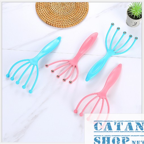 Dụng cụ massage đầu lăn Bi giúp thư giãn xã stress, Cây lăn mát xa da đầu cầm tay siêu tiện dụng- GD473-Massage-DauBi