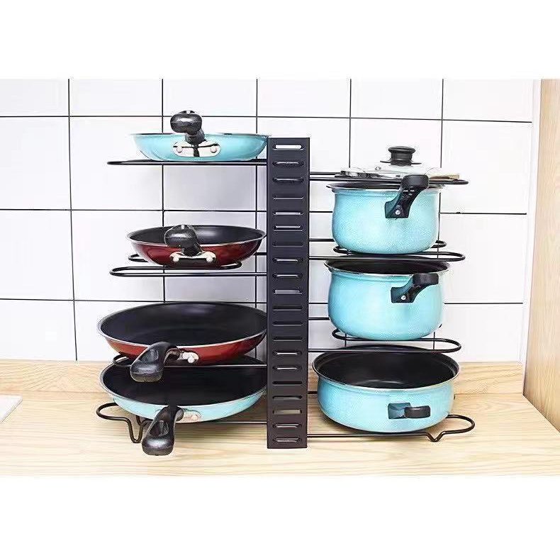 Kệ để xoong nồi đa năng nhiều tầng sang trọng tiết kiệm diện tích hàng Cao Cấp