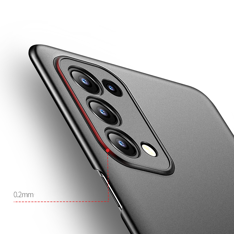 Ốp Điện Thoại Cứng Siêu Mỏng Mặt Nhám Màu Xanh Lá Cho Oppo Reno5 Reno5pro | BigBuy360 - bigbuy360.vn