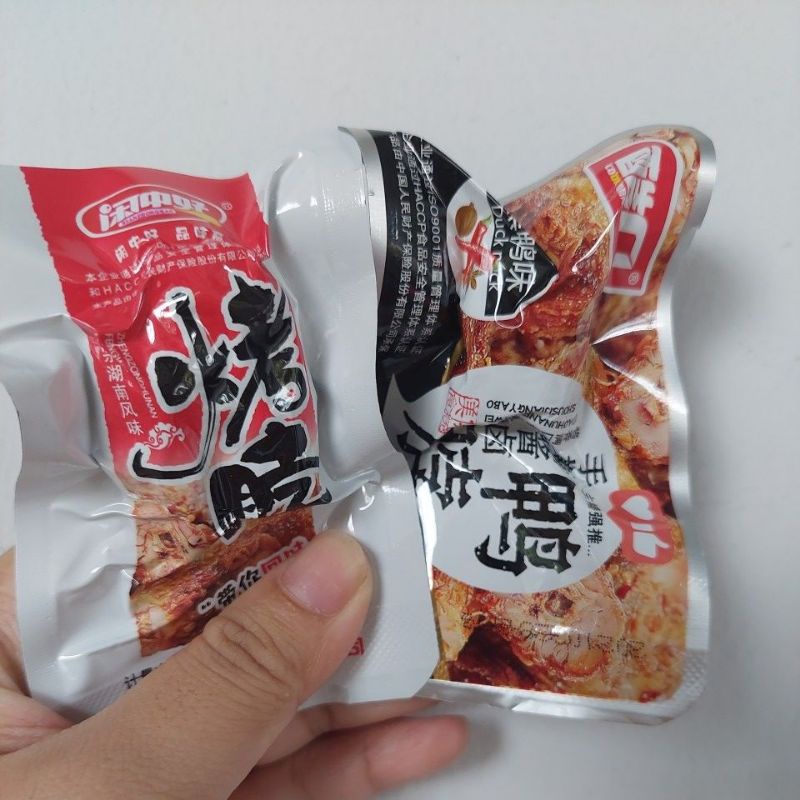 Cổ vịt ngắn ❤ FREESHIP ❤ CỔ VỊT  CAY TẨM VỊ ĂN LIỀN - Lùn Con Food