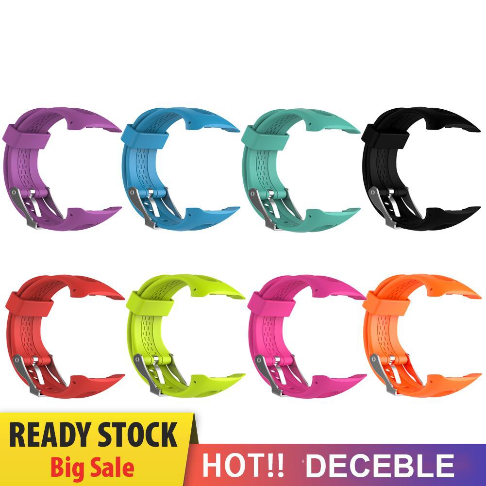 Deceble Couple Edition Silicone Watchband Replacement for Garmin Forerunner 10/15