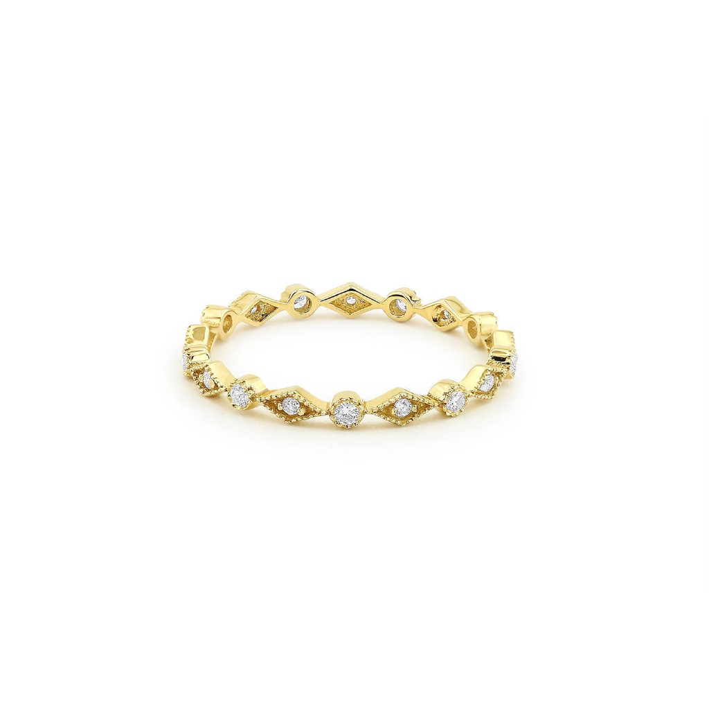 Nhẫn mạ vàng 14K thời trang cho nữ