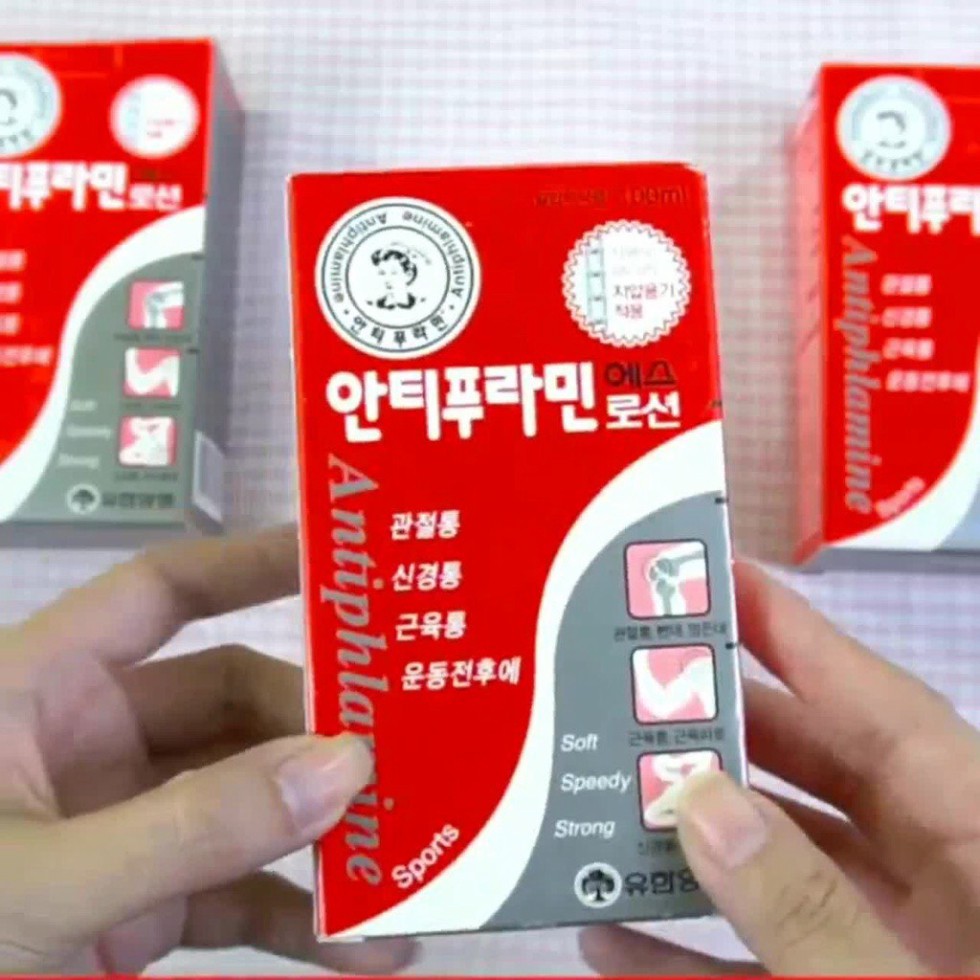 Dầu nóng xoa bóp Hàn Quốc Antiphlamine 100ml giúp giảm đau xương khớp Mỹ Phẩm Hana Chính Hãng
