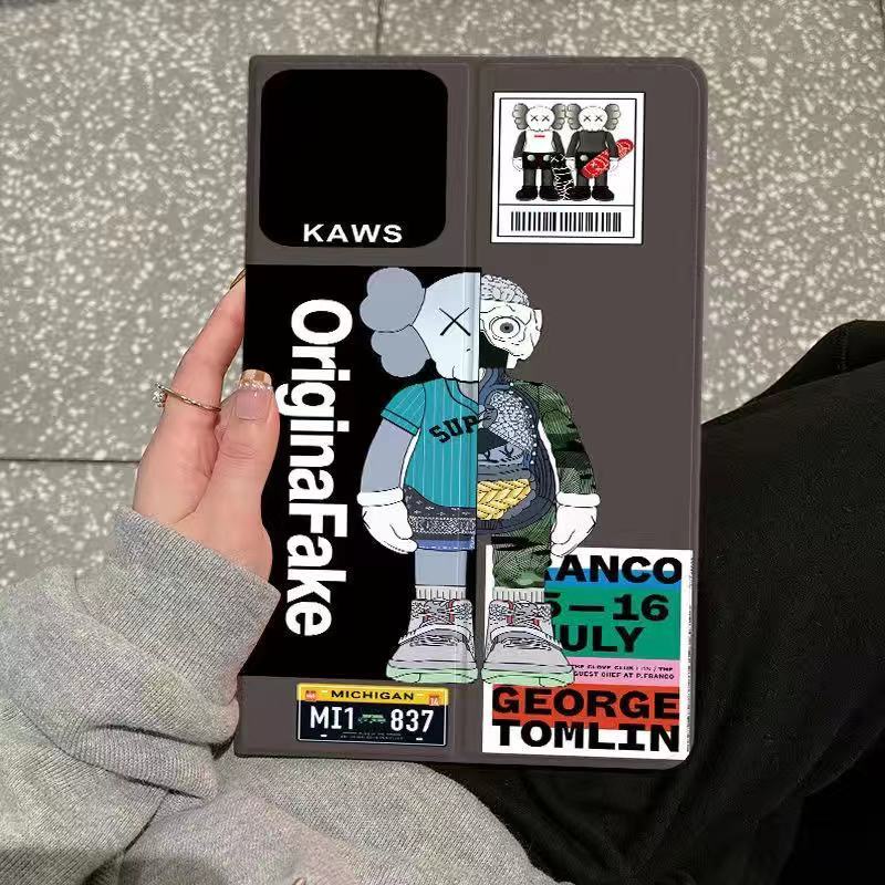 Bao Da Máy Tính Bảng Họa Tiết Sesame street Dành Cho apple ipad mini 123 air 9.7inch 11inch Ốp