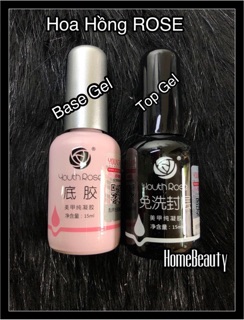 Base Top nước sơn gel hoa hồng