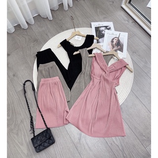 Set đồ bộ đùi dập li 🛎 hàng quảng châu cao cấp