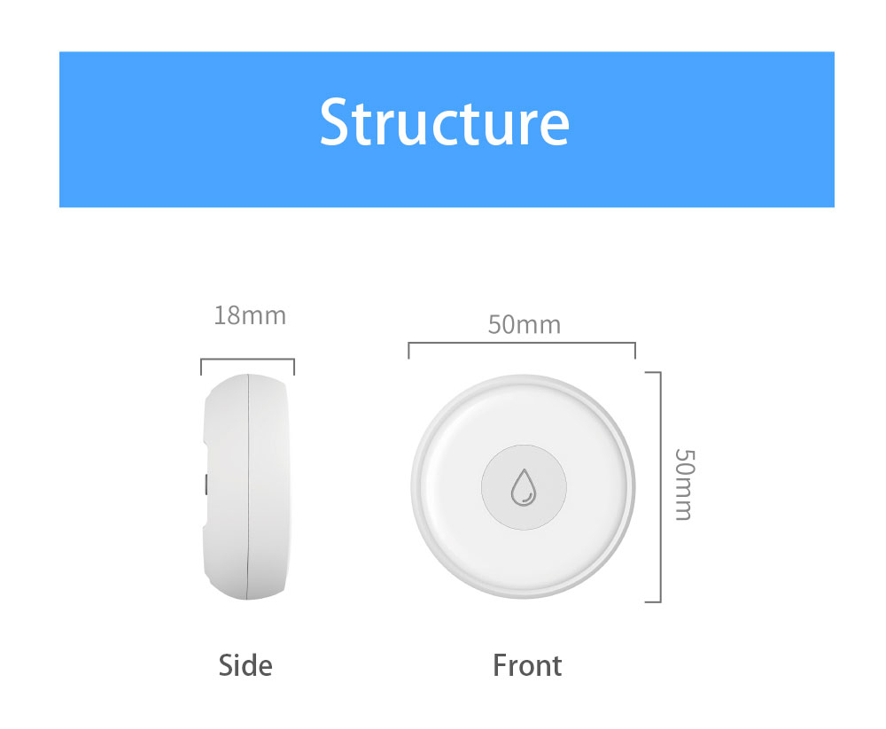 Thiết Bị Cảm Biến Rò Rỉ Nước Ewelink Zigbee Thông Minh Không Dây