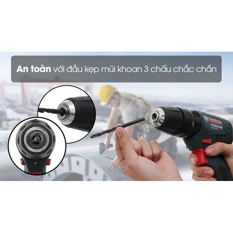 Máy khoan động lực dùng pin 12V Bosch GSB 120-LI GEN II