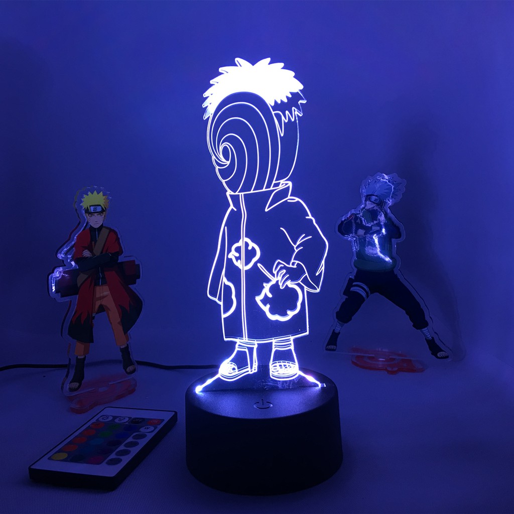 TOBI Đèn Led 3d Hình Anime Naruto