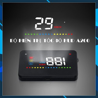 Hud a200 ô tô hiển thị tốc độ vòng tuatrên kính lái hud a200