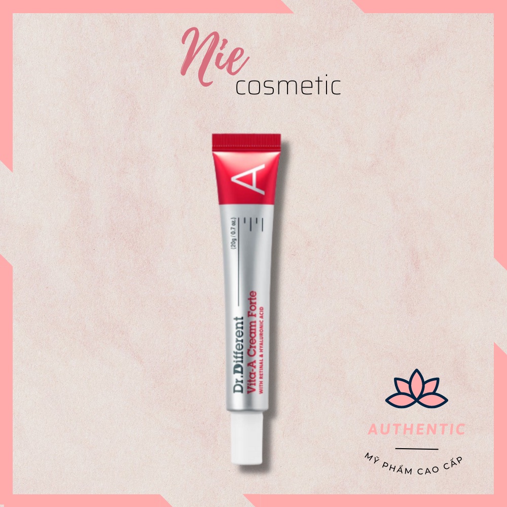 Kem dưỡng da Dr.different Vita A Cream Forte 0,1% (Retinal 0.1%)