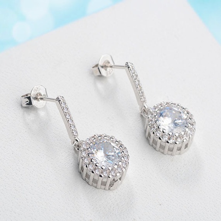 Hoa tai thời trang nữ bạc Ý S925 xinh xắn - HT301