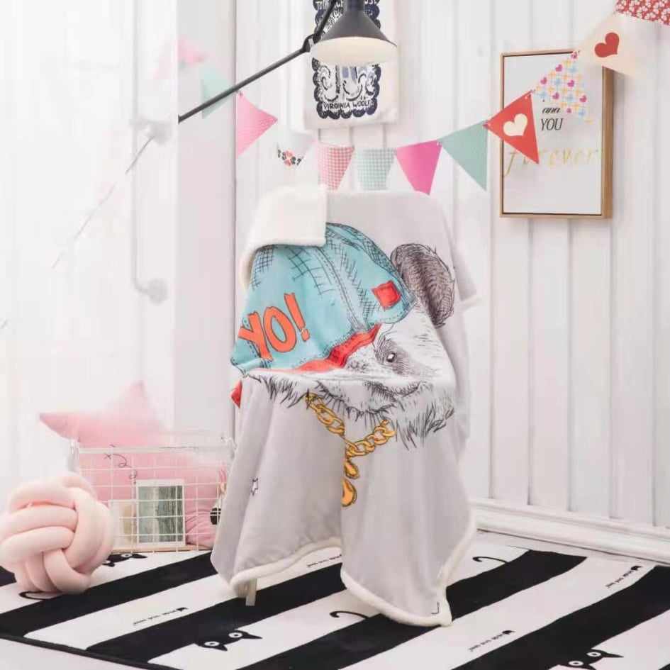 CHĂN LÔNG CỪU CHO BÉ