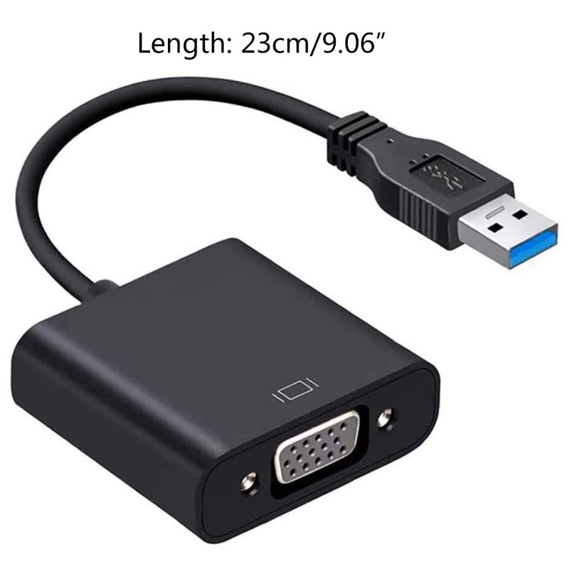 Cáp Chuyển Đổi Thẻ Đồ Họa Usb 3.0 Sang Vga 1080p Cho Máy Tính