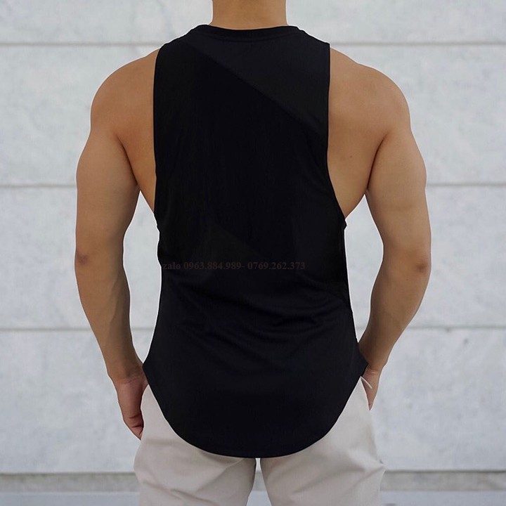 Áo ba lỗ chất thun cực mát A.103 cực chất nhẹ thoáng, dáng ôm eo đẹp, thoáng cho anh em tập gym, chơi thể thao