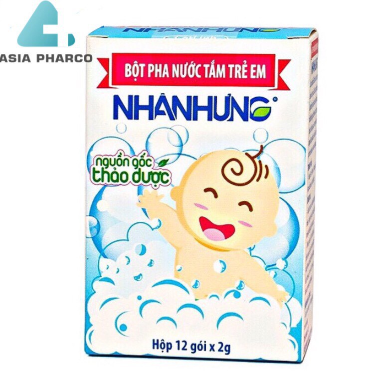 Bột pha nước tắm trẻ em Nhân Hưng