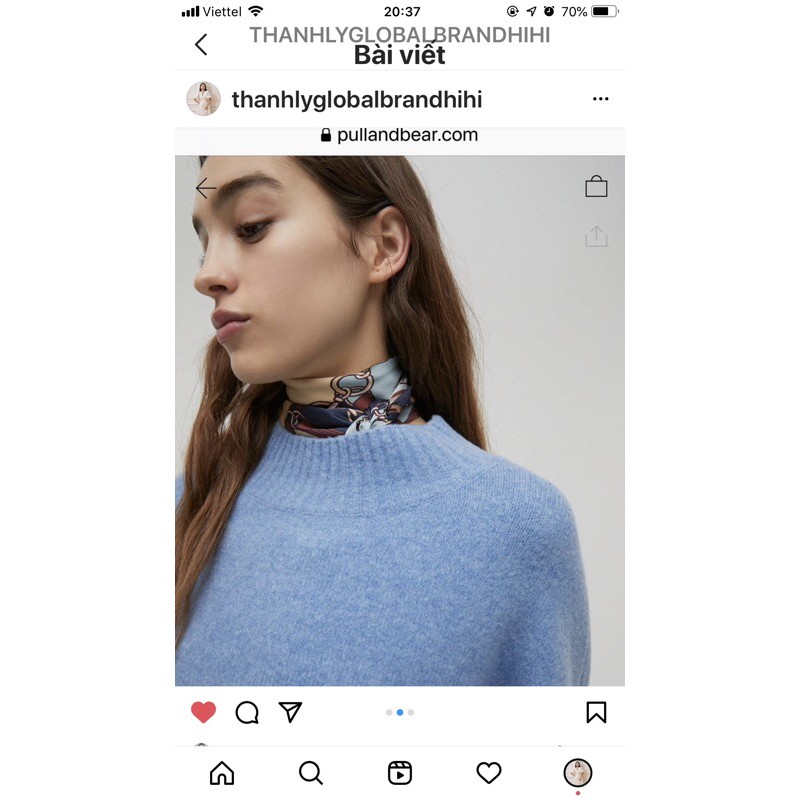 Pass áo len pull&bear