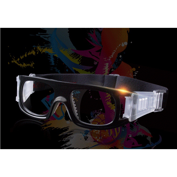 Kính đá bóng, kính thể thao bảo hộ đa năng 2 in 1 phù hợp mọi kích cỡ, chống va đập chấn thương với đệm silicone êm ái -