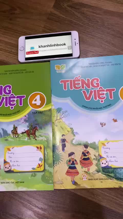 Sách - Combo Tiếng Việt 4 - tập 1 + 2 (Dành cho buổi học thứ hai) (Kết nối tri thức với cuộc sống) | BigBuy360 - bigbuy360.vn