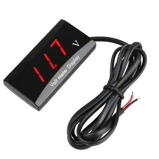 Đồng Hồ Đo Điện Áp Ô Tô Xe Máy 12V Volt Meter Display - Tiện ích