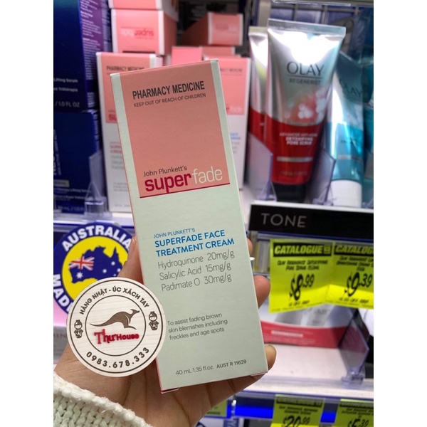 Kem Mờ Nám Tàn Nhang Superfade Chuẩn Bill