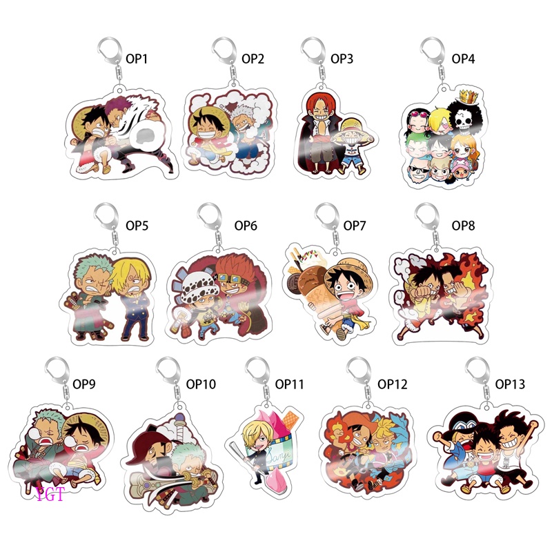 Móc Khóa Silicon Hình Nhân Vật Luffy Trong Phim Hoạt Hình One Piece