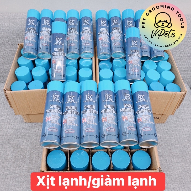 XỊT VỆ SINH KÉO LB VÀ LÀM MÁT TÔNG ĐƠ - VỆ SINH DỤNG CỤ GROOMING/PET SHOP VIPET TỔNG KHO
