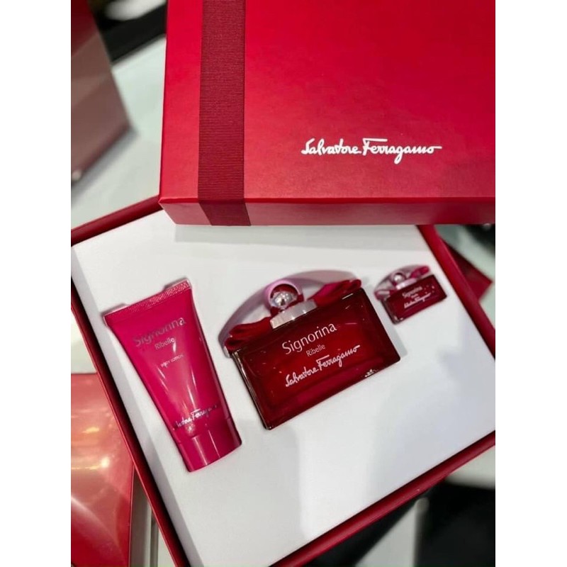 Set nước hoa Salvatore Ferragamo Signorina Ribelle EDP 100ml | Thế Giới Skin Care