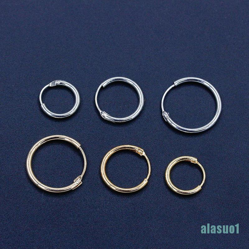 1 Khuyên Tai / Mũi / Môi Bằng Bạc Thời Trang