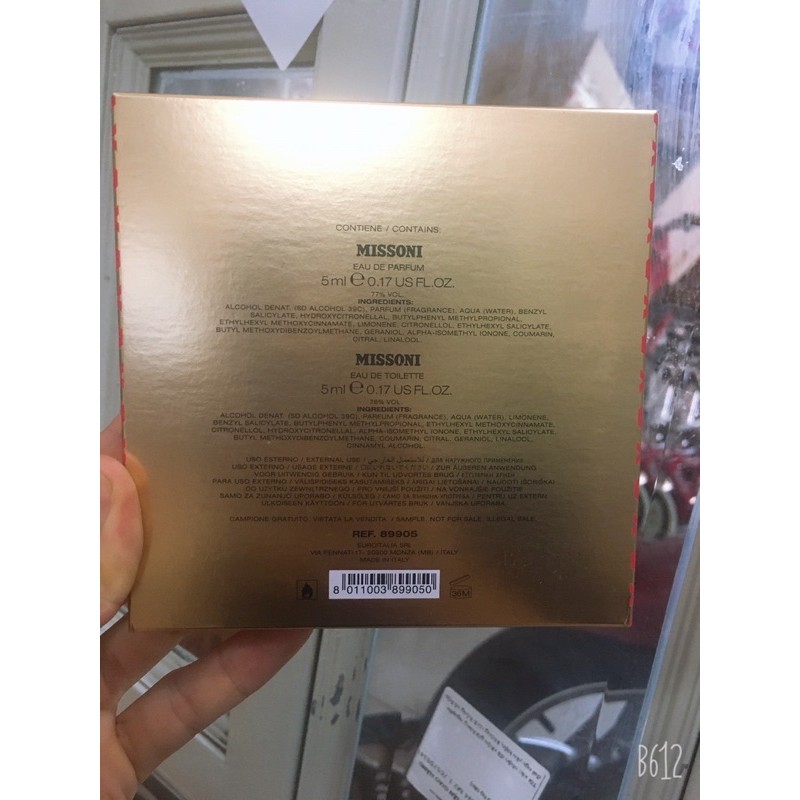 Set nước hoa Missoni 2x5ml | BigBuy360 - bigbuy360.vn