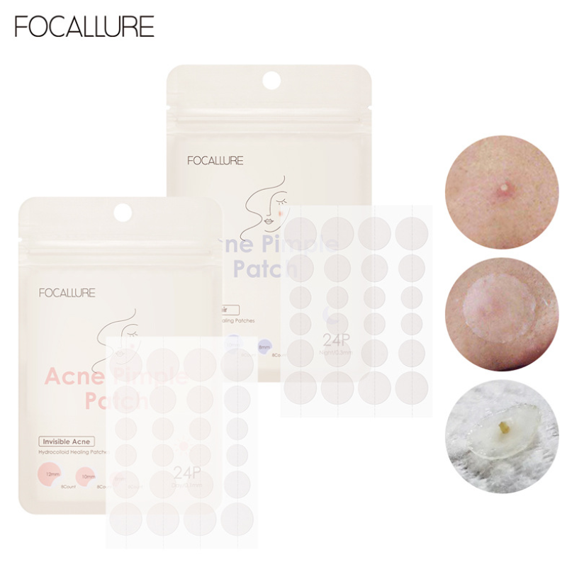 [Hàng mới về] Set 24 Miếng Dán Mụn FOCALLURE Trong Suốt Siêu Dính Chất Lượng Cao