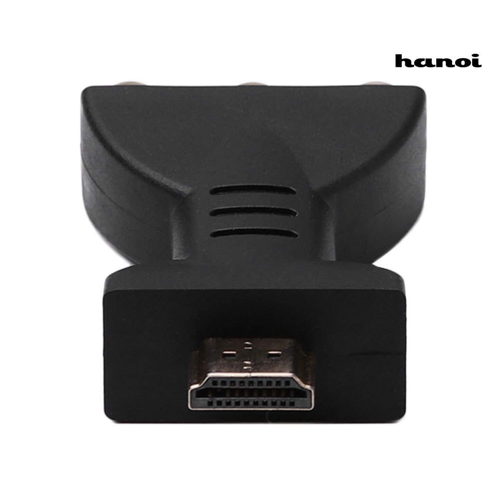 Đầu Nối Chuyển Đổi Âm Thanh RCA AV Đầu Cắm Sang 3 Ổ Cắm Cho TV