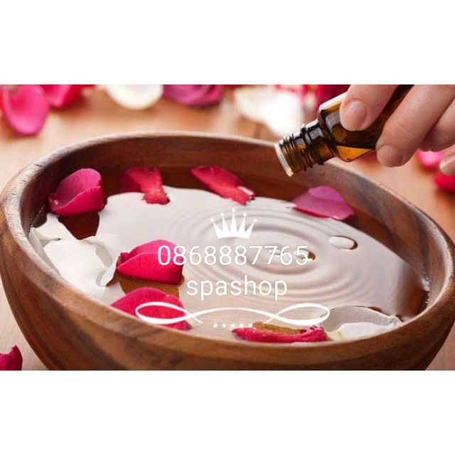 100ml tinh dầu  hoa hồng massage ,xông phòng,rửa mặt trong spa thẫm mỹ viện