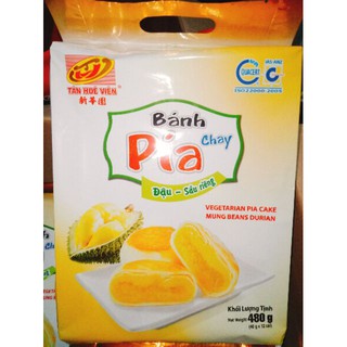 Bánh pía kim sa chay đậu sầu riêng | tân huê viên