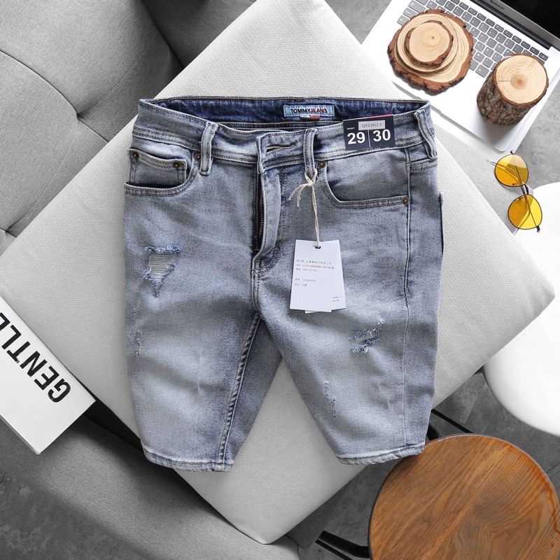Quần short nam cao cấp jean co giãn nhiều màu