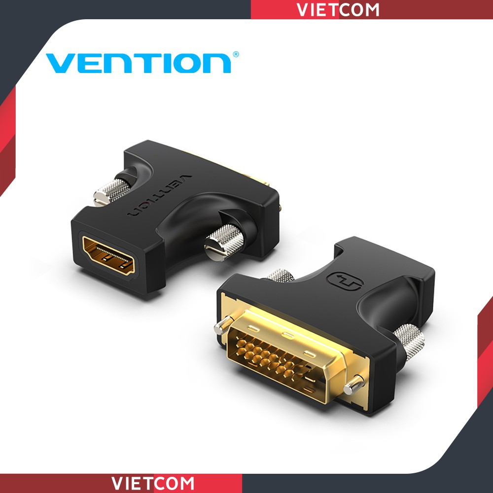 Đầu chuyển đổi DVI sang HDMI - Hỗ trợ độ phân giải 1080P/60Hz -  Thương hiệu Vention