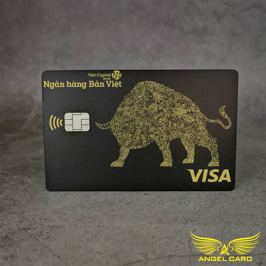 Thẻ ATM bằng kim loại, thẻ ngân hàng kim loại