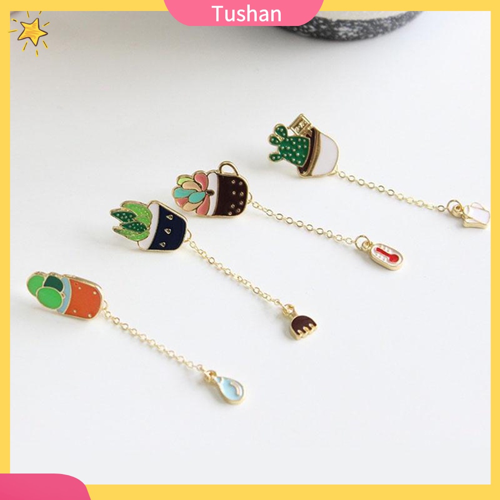 Ghim Cài Áo Hình Chậu Xương Rồng Dễ Thương Cho Nam Nữ