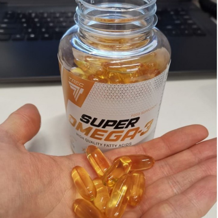 Viên uống dầu cá Trec Super Omega3 Tinh Khiết - Hàm lượng cao, bổ sung, tăng cường sức khỏe